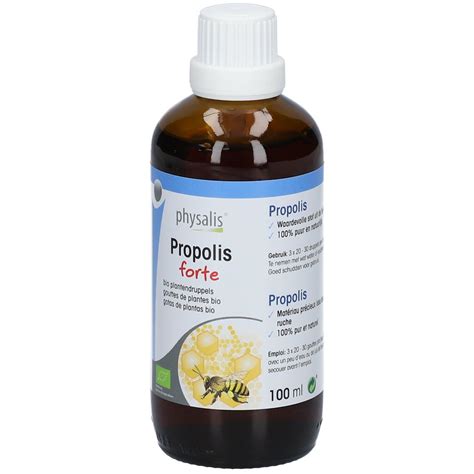 Physalis Propolis Forte Gouttes De Plantes Bio 100 Ml Redcare Pharmacie