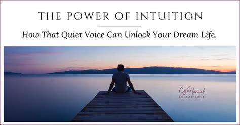 The Power Of A Intuition Cyn Hannah