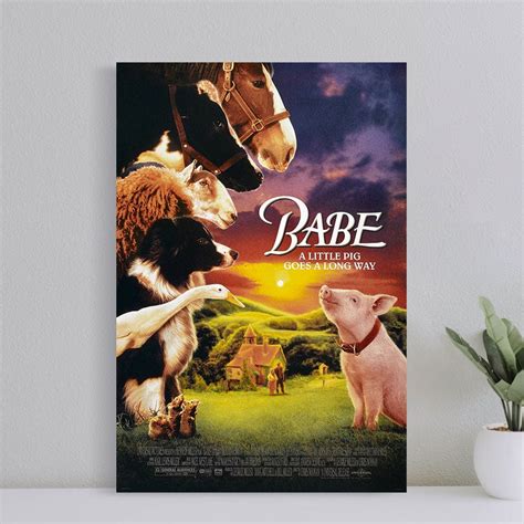 POSTER Babe Movie Poster Wall Art Film Print Art Poster For Gift