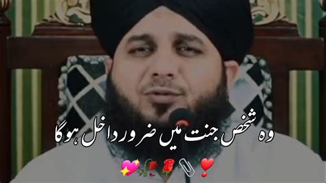 Wo Shakas Jannat Mein Zaroor Dakhil Ho Ga Maulana Ajmal Raza Qadri