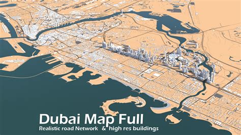 3D model Dubai Full City | CGTrader