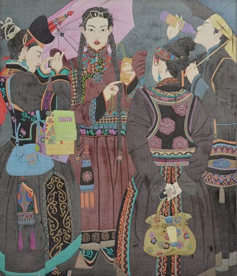 蒙古族画家苏茹娅作品欣赏 草原元素 蒙古元素 Mongolia Elements