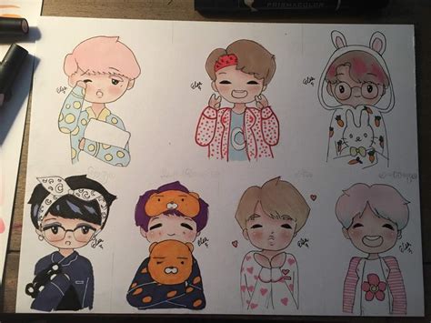 Bts Drawing Chibi Easy at GetDrawings | Free download