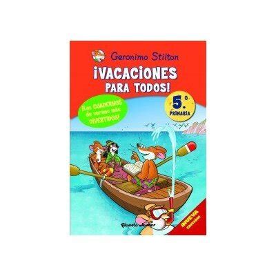 Libro Stilton vacaciones para todos 5ª primaria Aprende con Stilton