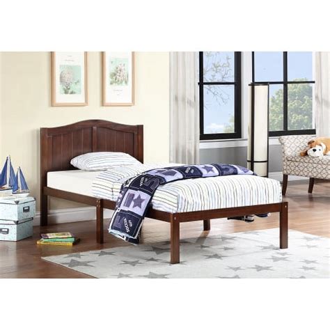 Zjbiubiuhome Twin Size Bed Wood Platform Bed Frame With Headboard For