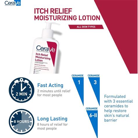 Free Delivery Cerave Itch Relief Moisturizing Lotion For Eczema Dry And Itchy Skin Beauty