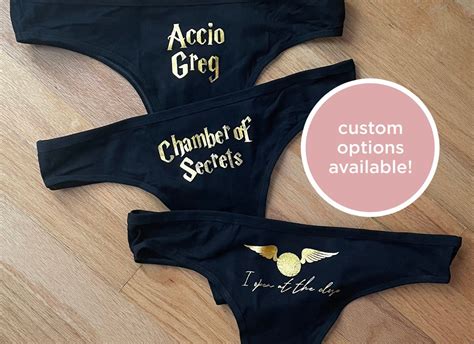 Harry Potter Lingerie Harry Potter Bachelorette Party Bridal Etsy