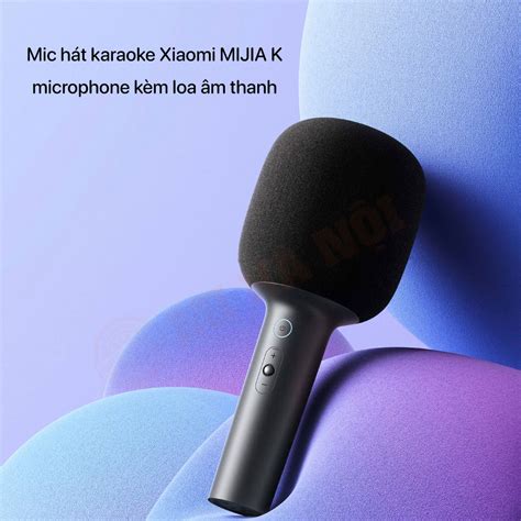 Mic hát karaoke Xiaomi MIJIA K song microphone kèm loa âm thanh Điện