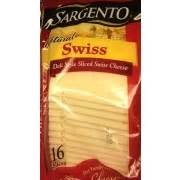 Sargento Cheese Deli Style Natural Swiss Slices 16 Ct Calories