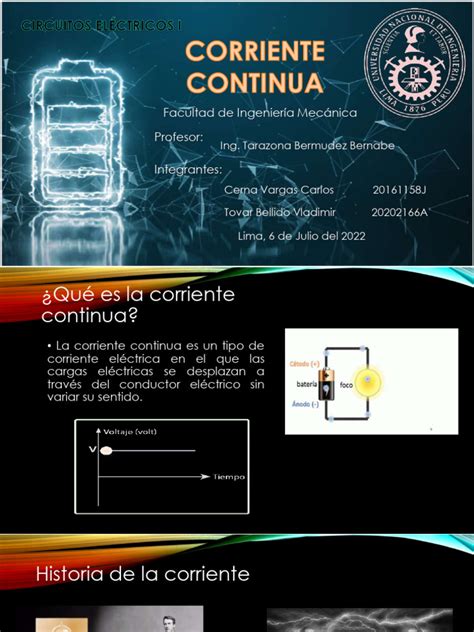 corriente continua expo