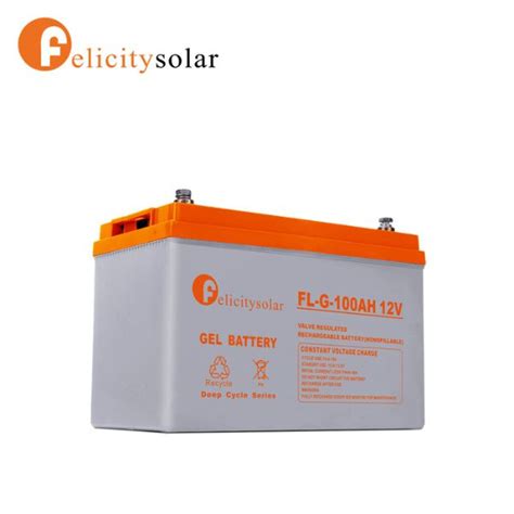 Felicity 100AH 12V Solar Gel Battery Happy Solar Systems