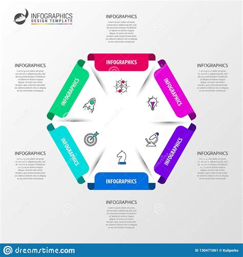 Molde Do Projeto De Infographic Conceito Criativo Etapas