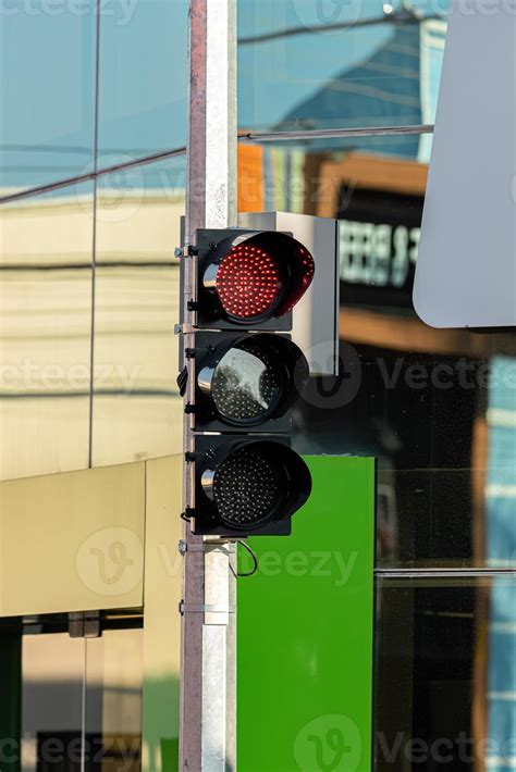 traffic light with green red on 13071122 Stock Photo at Vecteezy