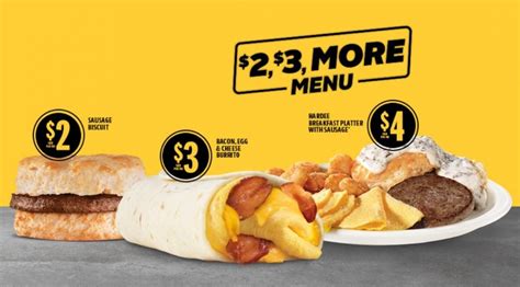 Hardees Updates 2 3 More Breakfast Value Menu With Bacon Egg And Cheese Burrito And Hot Cake