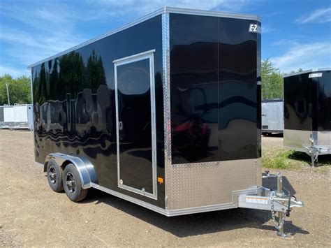 2022 EZ Hauler 7 5x16 Aluminum 10K Enclosed Cargo Trailer W Extra