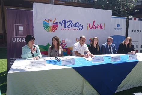 La Unae Firma Convenio Con La Prefectura Del Azuay Unae