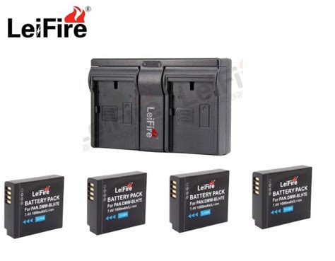 Leifire Pcs Dmw Blh Dmw Blh E Lithium Ion Battery Pack With Dual