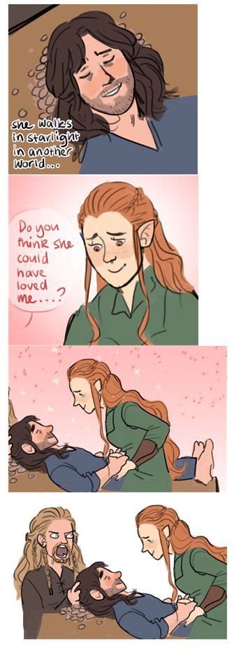 I Don T Ship Kiliel But I Liked Fili S Face The Hobbit The Hobbit