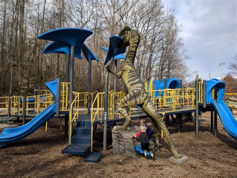 Washington Park Dinosaur Playground Winston-Salem | Kid-Friendly Triad