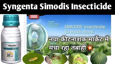 Simodis Syngenta Simodis Insecticide New Insecticide