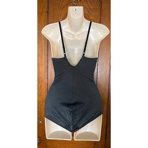 Vintage S Bodysuit Sexy Teddy Enhance Black Lace M Lingerie EBay