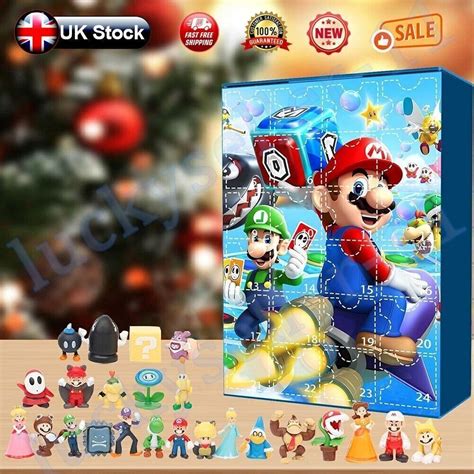 Mario Advent Calendar 2023 Christmas Super Grelly UK