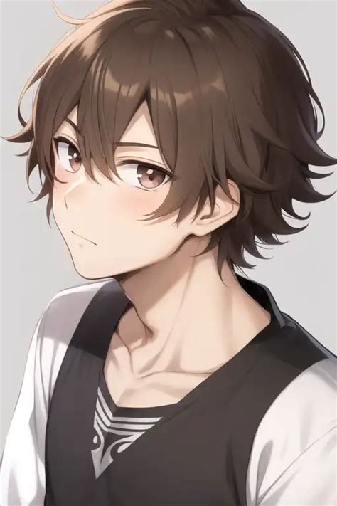 Anime Wavy Hair Male