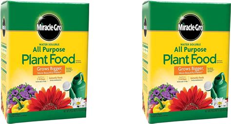 Miracle Gro Water Soluble All Purpose Plant Food 10 Lbs Pack 2 Patio Lawn And Garden