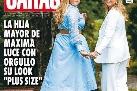 El Esc Ndalo Plus Size De Caras Con M Xima Zorreguieta Y Su Hija