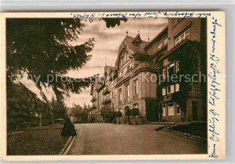 Ak Ansichtskarte Freudenstadt Kurhaus Palmenwald Hoehenluftkurort