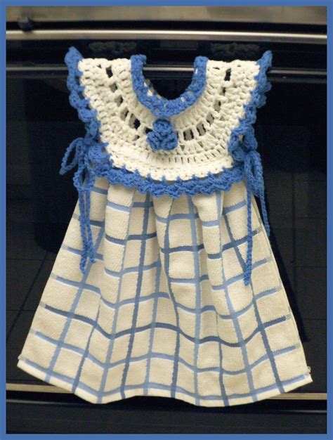 Ravelry Allnineskrs Blueberry Oven Door Dress Kitchen Towel Crochet