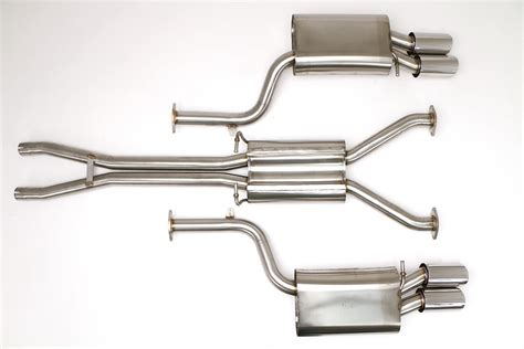 Audi B7 S4 Quattro Cat Back Exhaust System 4 2L Round Tips FPIM 0541