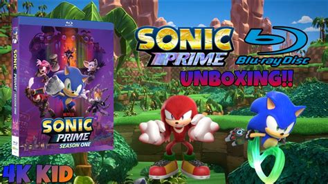 Sonic Prime Season Blu Ray Unboxing K Kid Youtube