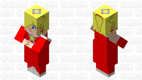 Fire Rosalina Super Mario Minecraft Mob Skin