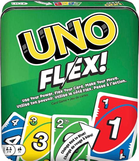 Uno Flex Card Game Fun Games For Adult And Party Game Night 2 To 6