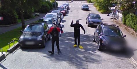 Very Strange Things Found On Google Street View Pics