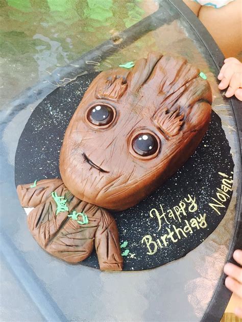 Guardians Of The Galaxy Boy Birthday Cake Baby Groot Cake Cake