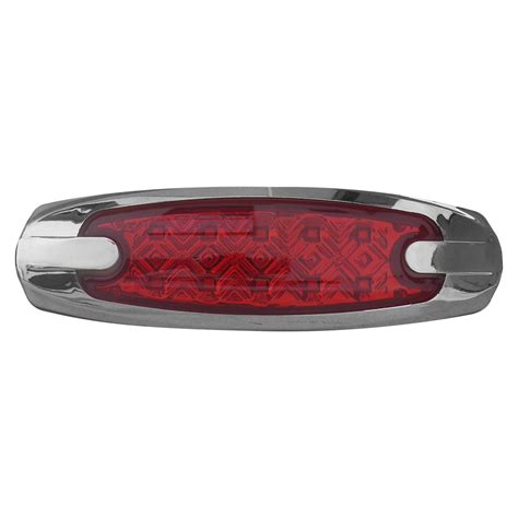 Plafon Ovalado 10 Leds Plano Con Estrobo Rojo Tunix Refaccionaria Mario