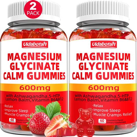 Amazon Magnesium Glycinate Gummies 600mg With Magnesium L