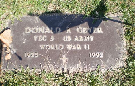 Donald R Geyer Sr 1925 1992 Find A Grave Memorial