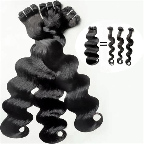 Rosabeauty 30 40 Inch 3 4 Body Wave Bundle Weave 100 Human Hair