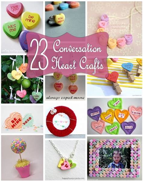 23 Conversation Heart Crafts – About Family Crafts