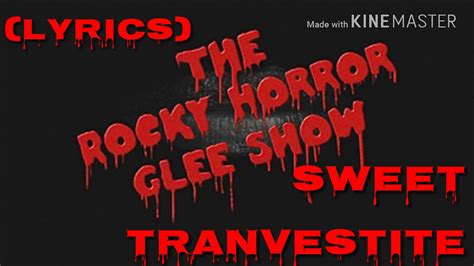 Glee Sweet Transvestite Lyrics Youtube