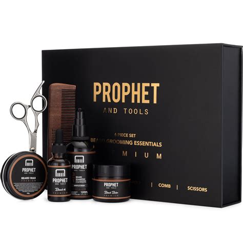 Buy 6 Beard Grooming Products - It Has Everything - Best Gift for Men ...