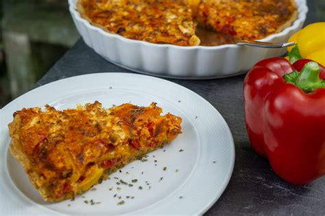 Paprika Quiche Vegetarisch Rezepte Sel La Vie