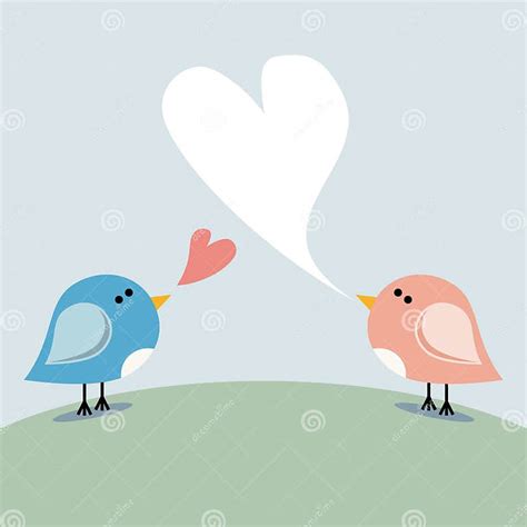 Love Birds Singing Stock Vector Illustration Of Celebration 13085980