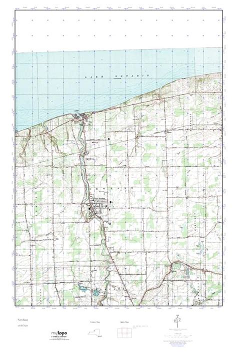 Mytopo Newfane New York Usgs Quad Topo Map