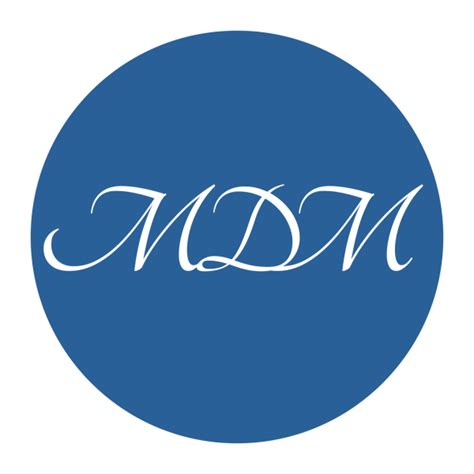 Mdm Circle Logo Blue