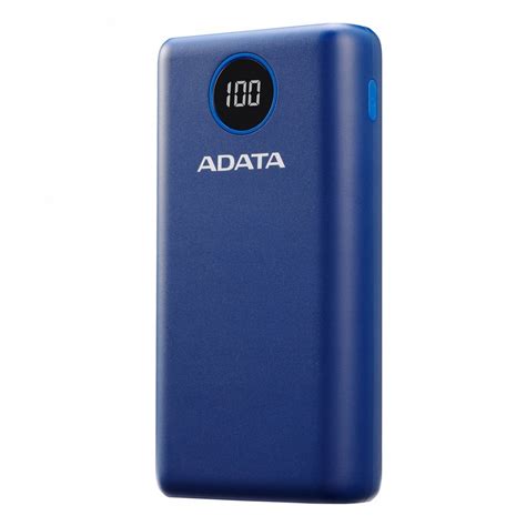 Mocny Powerbank ADATA 20000mAh USB C Niebieski Sklep Opinie Cena W