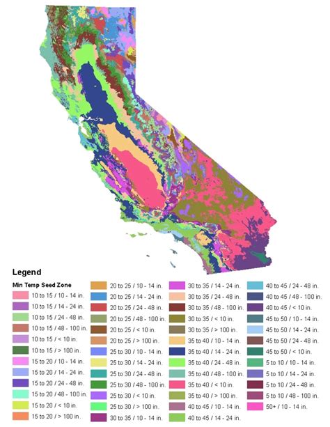 State Maps Of Usda Plant Hardiness Zones - Growing Zone Map California ...